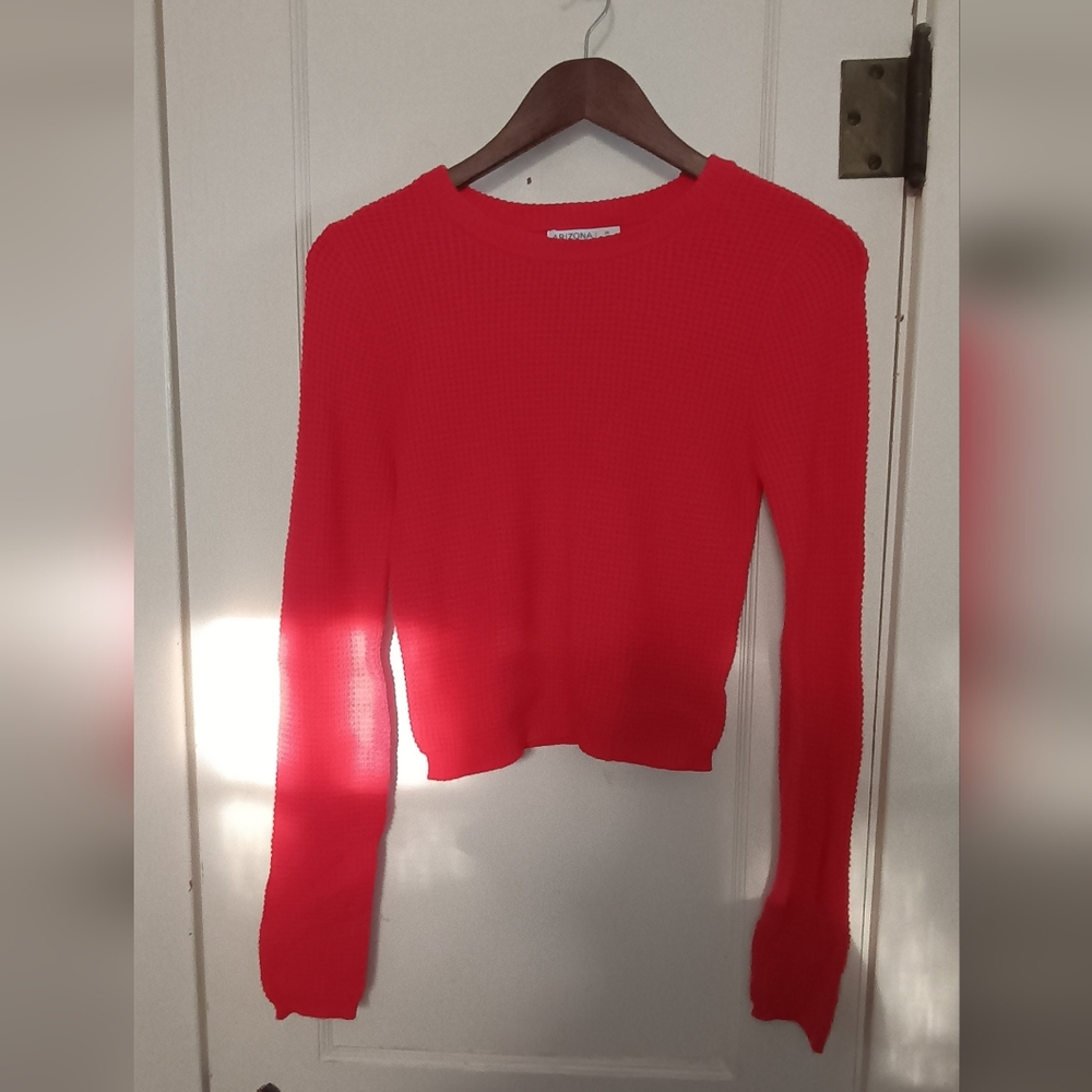 Arizona Jean Company Bright Red Knit Top